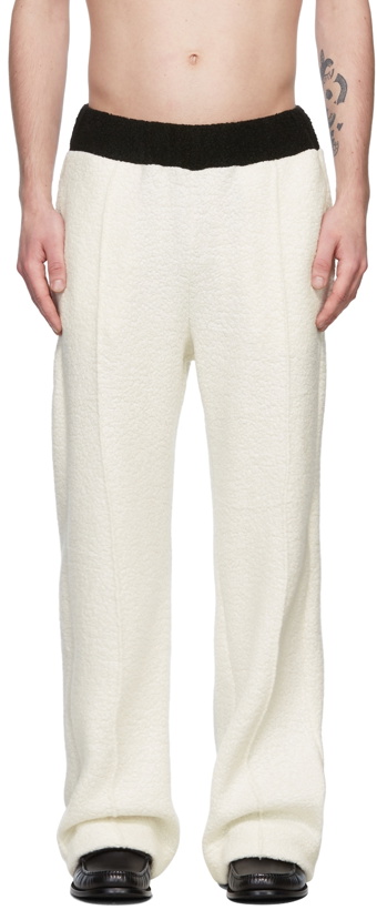 Photo: Casablanca White Terry Block Lounge Pants