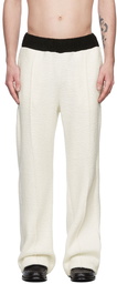 Casablanca White Terry Block Lounge Pants