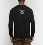 Fendi - Logo-Jacquard Cotton Sweater - Men - Black
