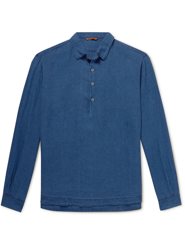 Photo: Barena - Linen Shirt - Blue