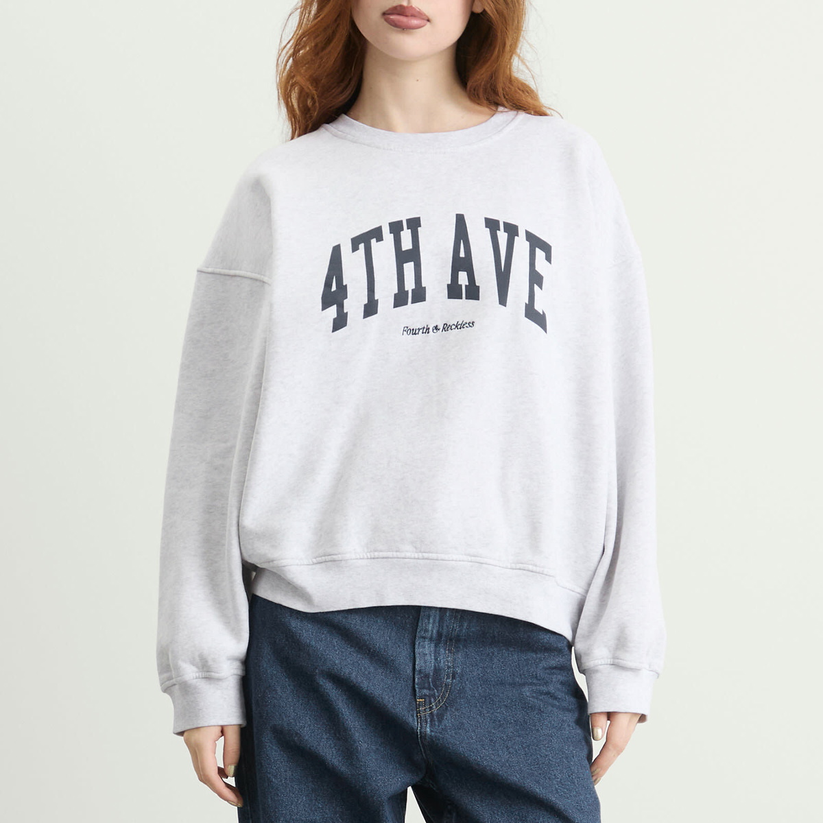 4th & Reckless Women's Avenue Sweatshirt in Grey
