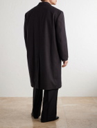 LEMAIRE - Woven Cashmere-Blend Coat - Brown
