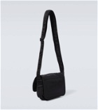 Saint Laurent Leather-trimmed messenger bag