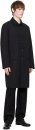 LEMAIRE Black Twill Rain Jacket