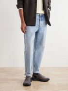 Berluti - Shadow Leather-Trimmed Mesh Sneakers - Gray