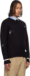 Neighborhood Black Crewneck Sweater