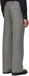 Tiger of Sweden Black & White Tyler Trousers