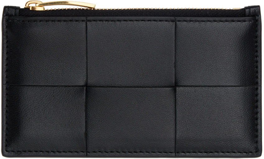 ■BOTTEGA VENETA■ Cassette 5-slot zip-up card holder black Bottega Benetta Cassette 5-Slot Zip-Up Card Holder Black | eBay