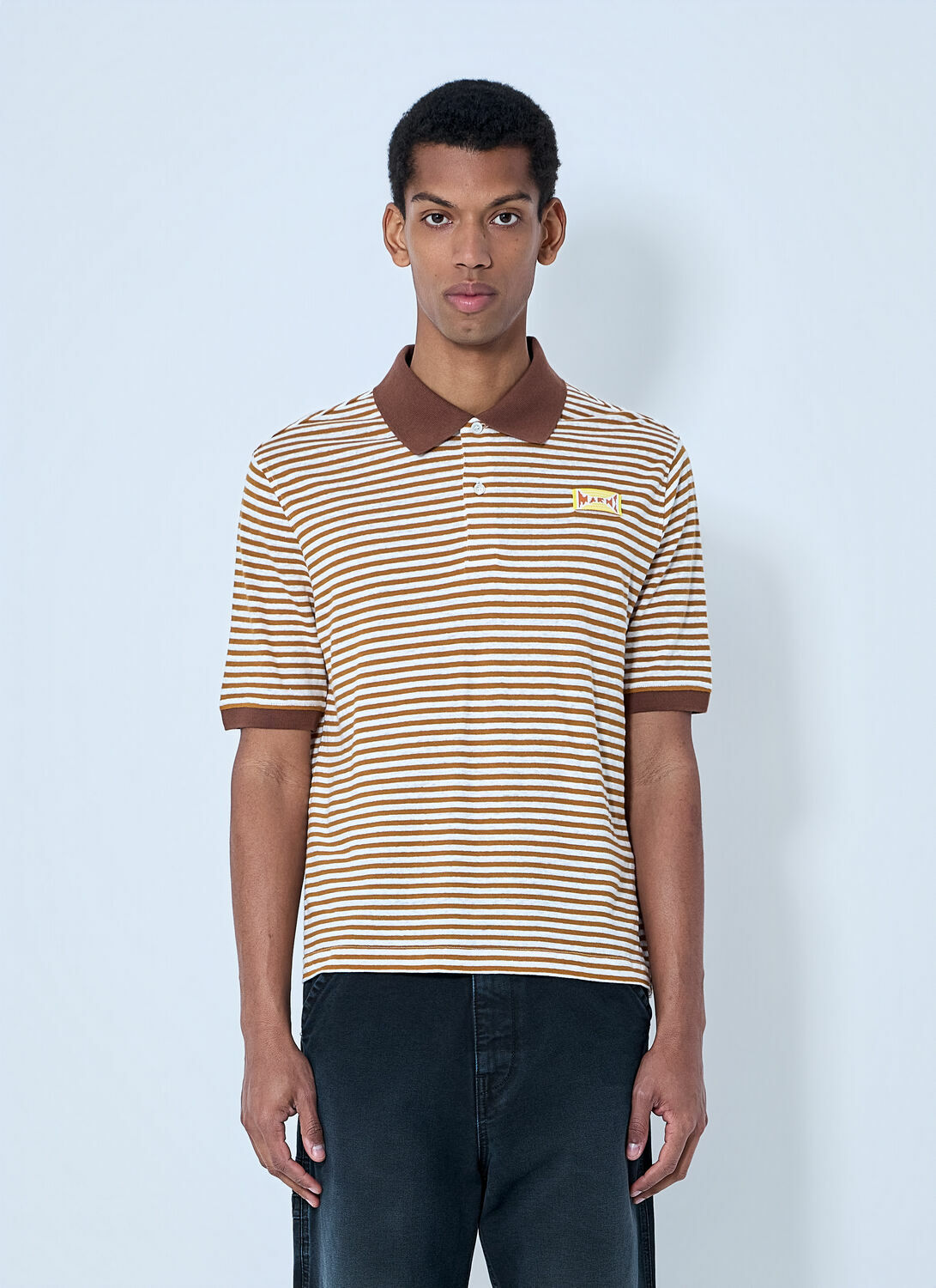 Marni Striped Polo Shirt