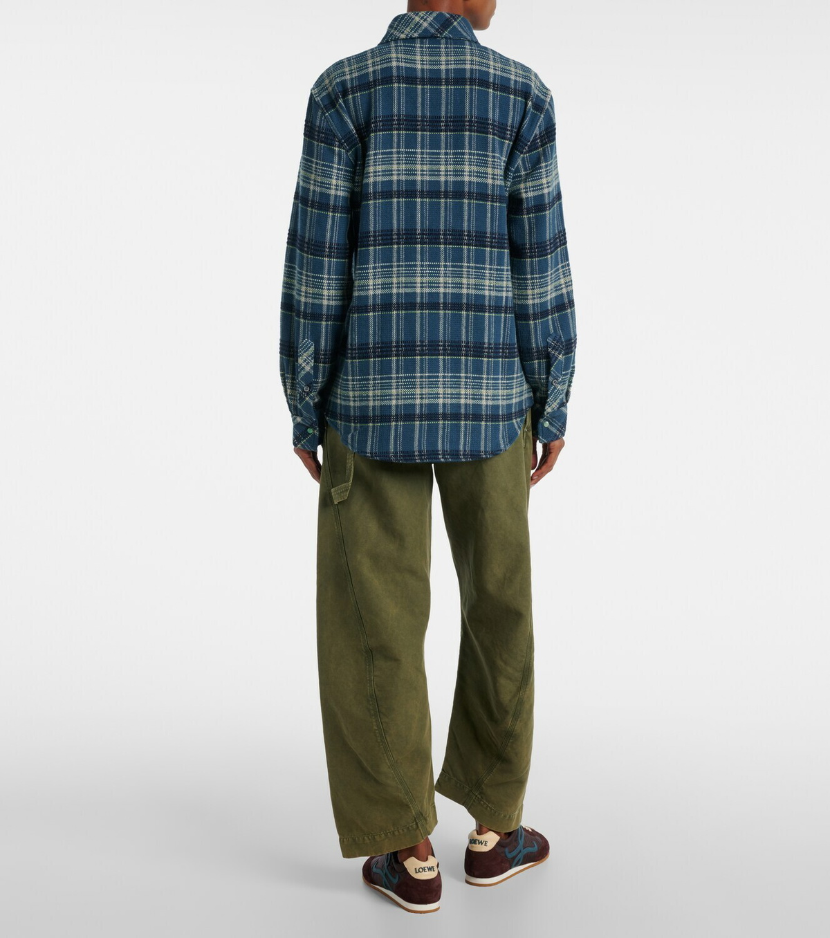 God's True Cashmere Checked cashmere shirt