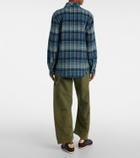 God's True Cashmere Checked cashmere shirt