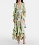 Camilla Crystal-embellished silk maxi dress