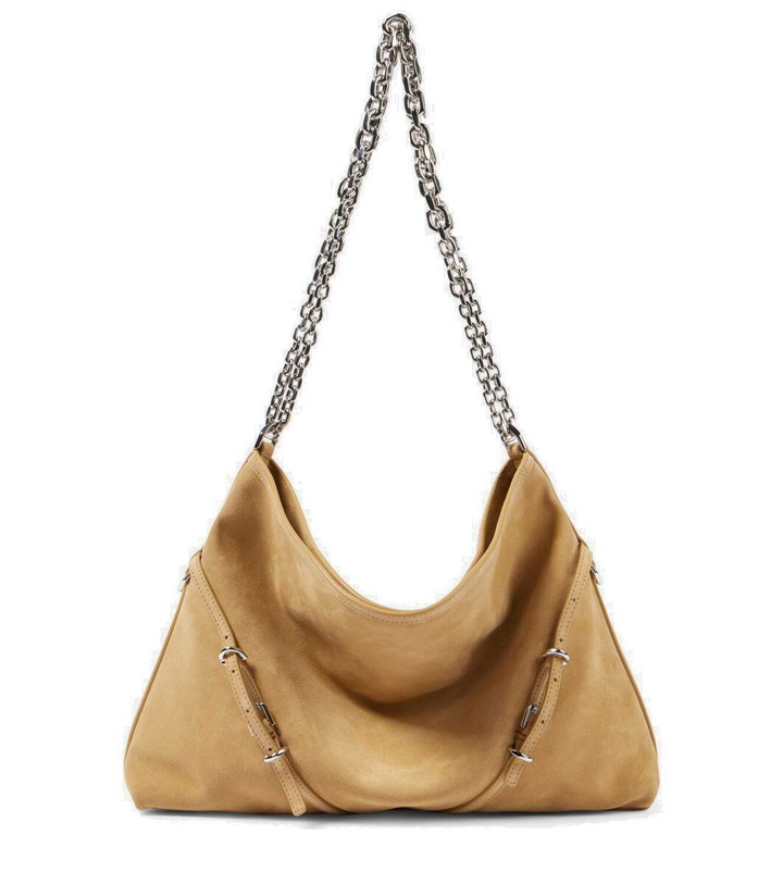 Photo: Givenchy Voyou Medium suede shoulder bag