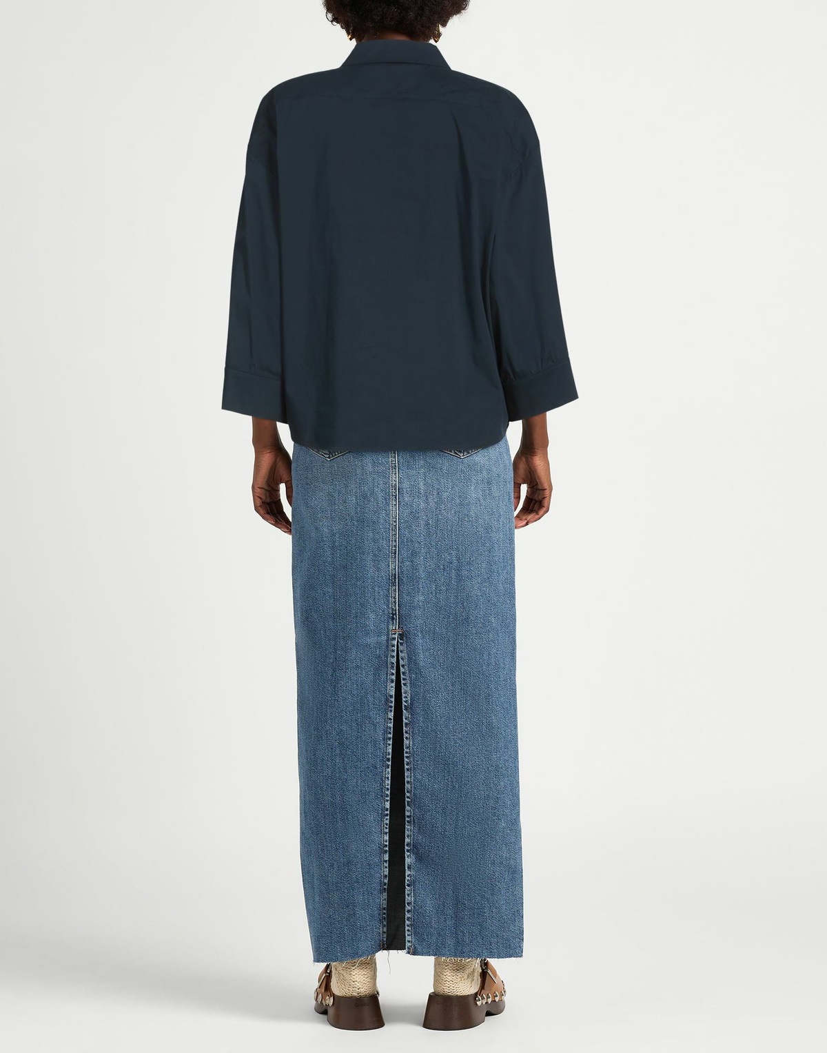 Jijil Womens Shirt in Navy