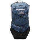 MM6 Maison Margiela Men's x Salomon XT 15 Hiking Backpack in Bering Sea/Black