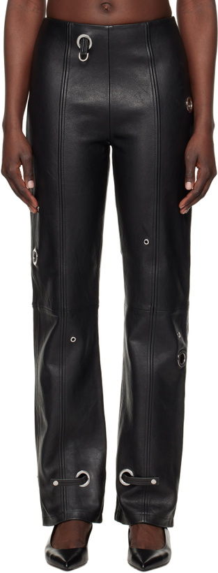 Photo: Saks Potts Black Bonnie Leather Pants