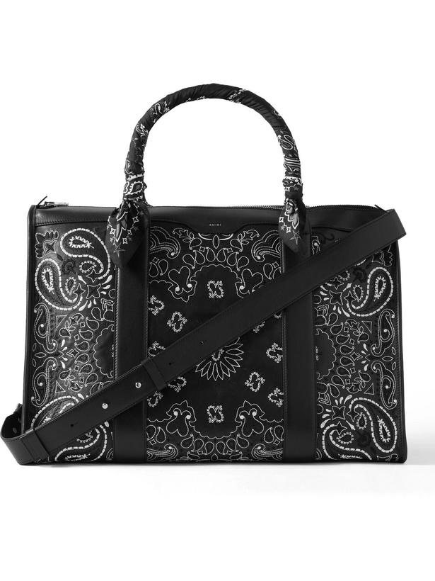 Photo: AMIRI - Embroidered Leather Holdall