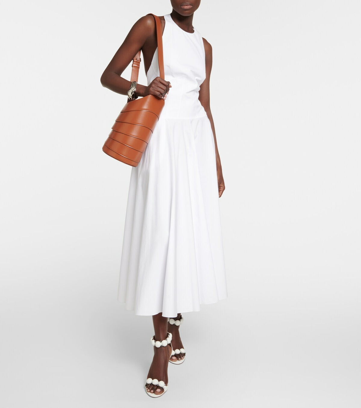 Alaïa Babel Small leather shoulder bag ALAÏA