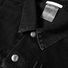 Helmut Lang Embroidered Logo Washed Trucker Jacket