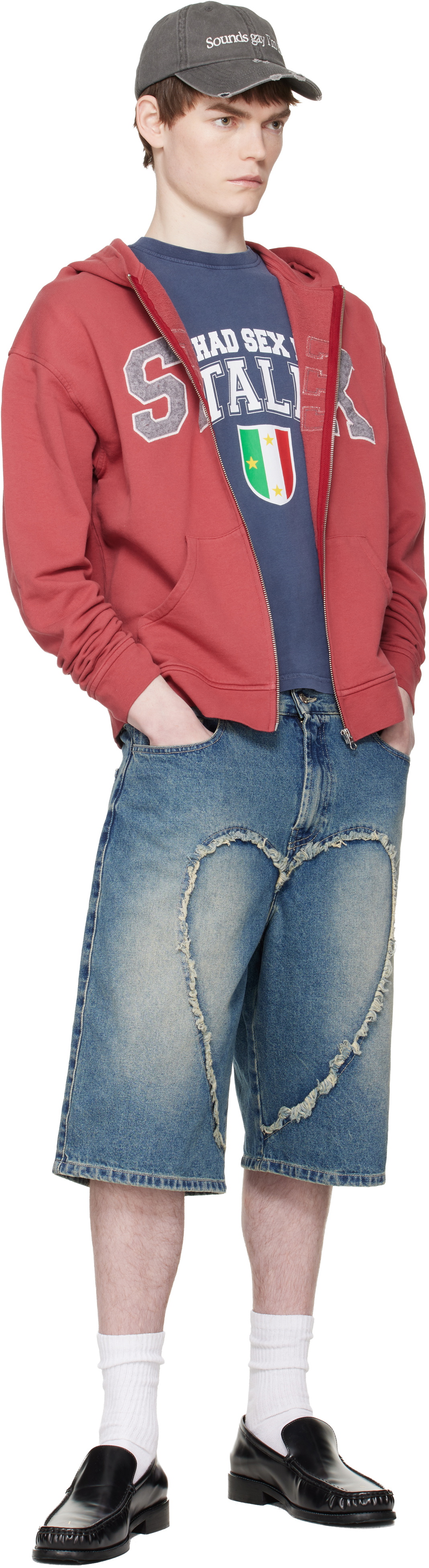 Carne Bollente Red 'Zipcode: Desire' Hoodie