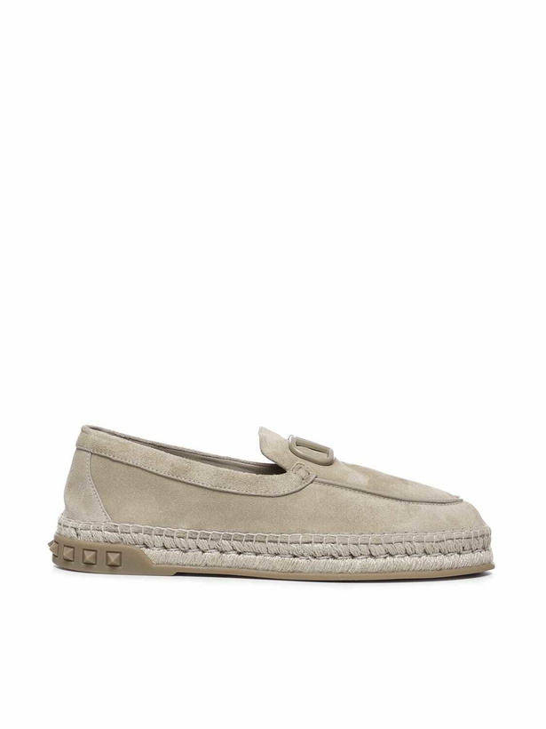 Photo: Valentino Garavani Leisure Flows Split-leather Espadrilles