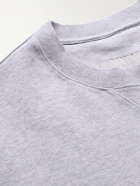 A-COLD-WALL* - Logo-Embroidered Mélange Stretch-Cotton Jersey Sweatshirt - Gray - S