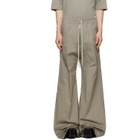 Rick Owens Taupe Tower Wide Bela Trousers