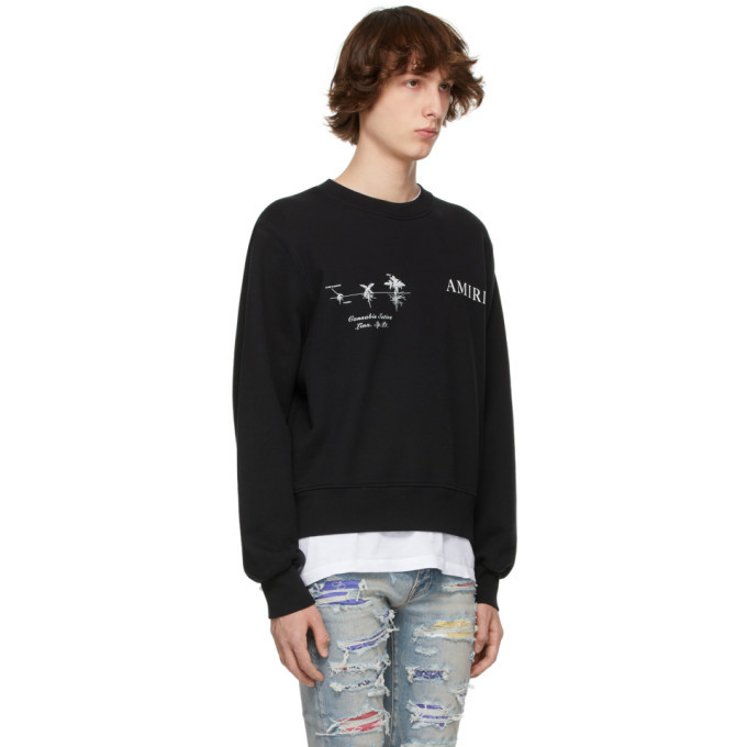 AMIRI Black Medical Hemp Sweatshirt Amiri