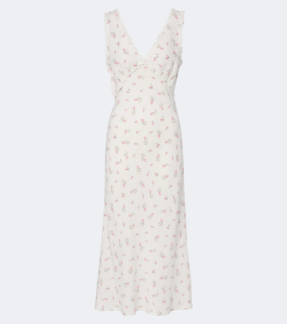 Rixo Sandrine floral cotton midi dress