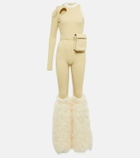 Didu Cutout fleece and faux shearling jumpsuit