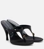 Herbert Levine Kiss And Tell satin thong sandals