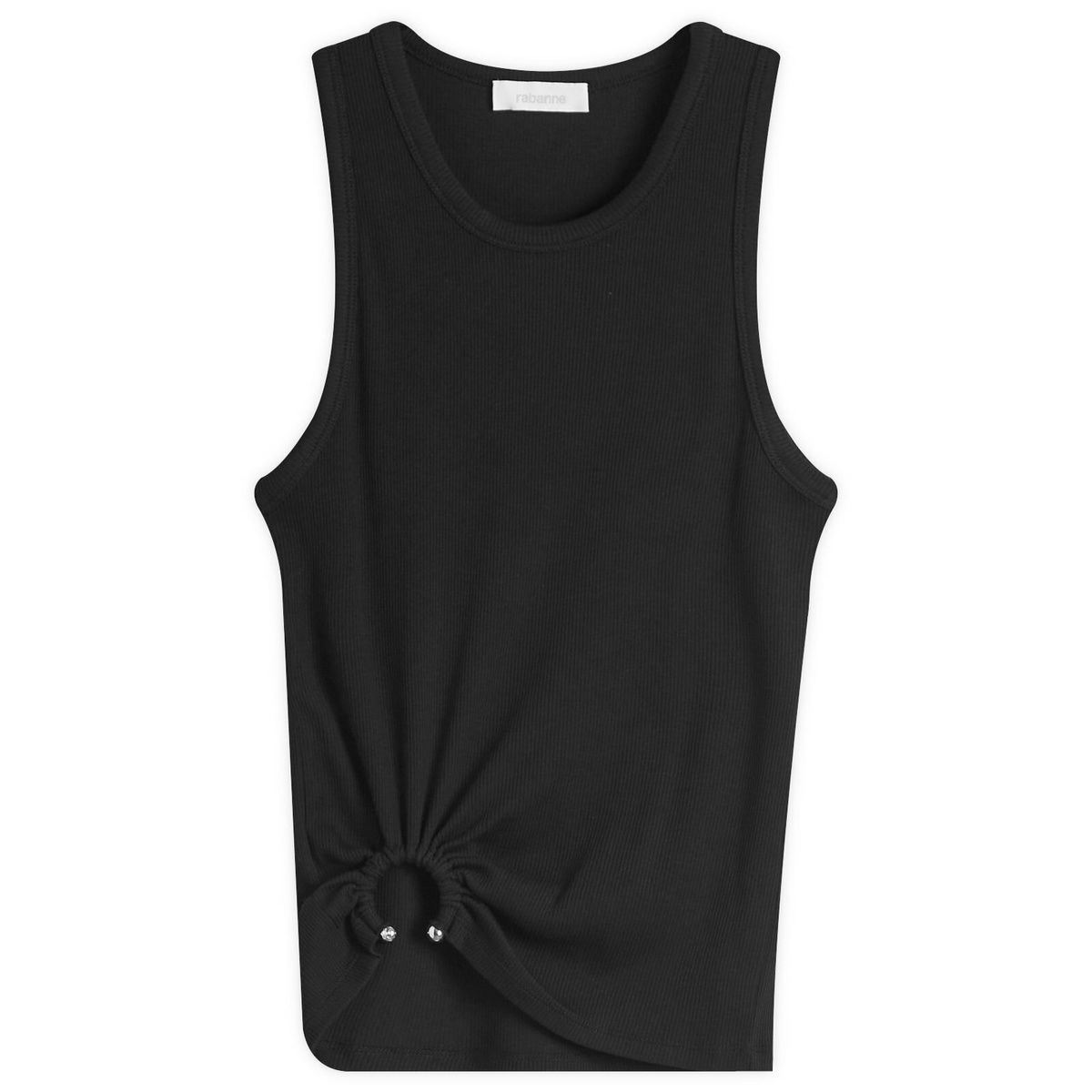 Paco Rabanne Women's Vest with Piercing in Black