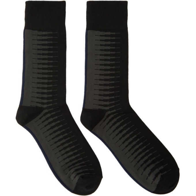 Photo: Issey Miyake Men Black Sunlight Socks