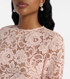 Self-Portrait Floral lace bodysuit