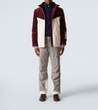 Brunello Cucinelli Cashmere and cotton-blend half-zip sweatshirt