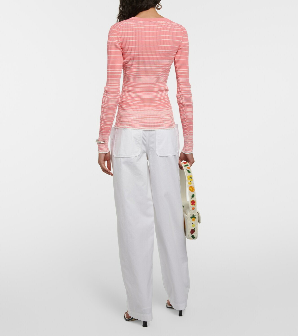 Staud Striped cardigan