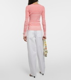 Staud Striped cardigan