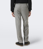 Zegna Wool, silk, and cashmere straight pants