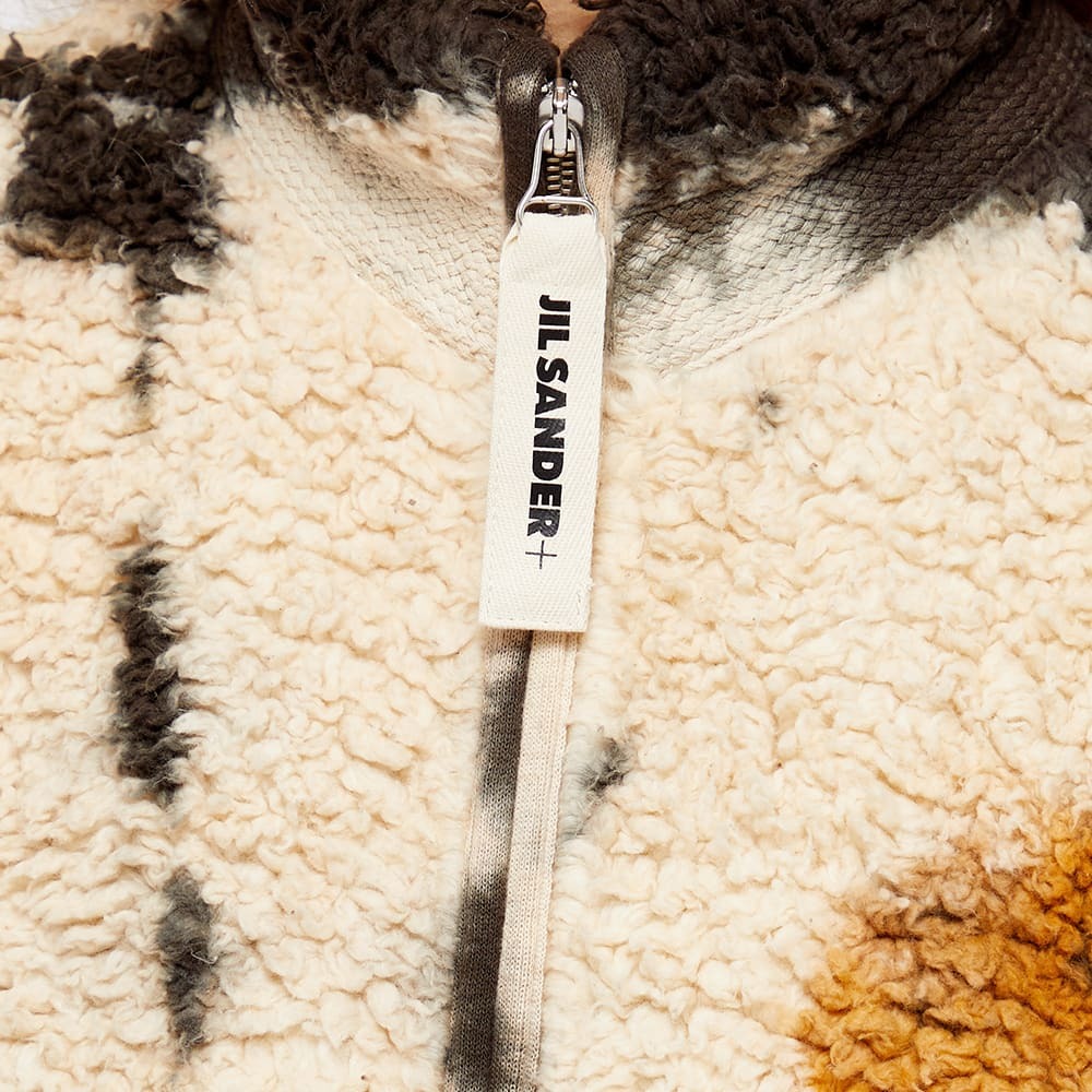Jil Sander Women's Plus High Neck Zip Up In Tie Dye in Multi Jil
