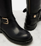 Dolce&Gabbana Leather biker boots