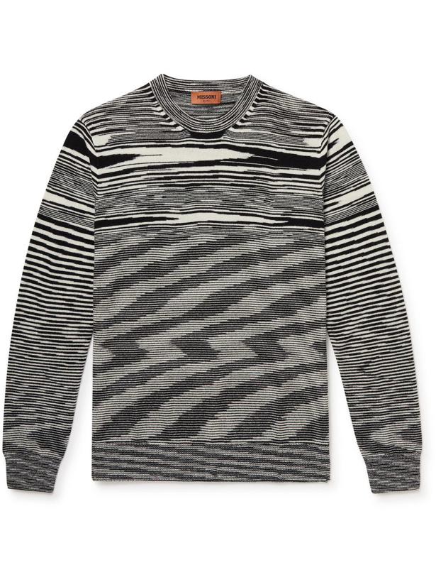 Photo: Missoni - Striped Cashmere Sweater - Black