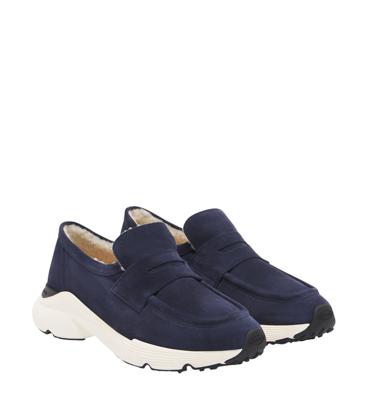 Photo: Tod's Shearling-lined suede sneakers