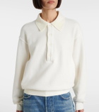 Citizens of Humanity Remi cotton-blend fleece polo sweatshirt