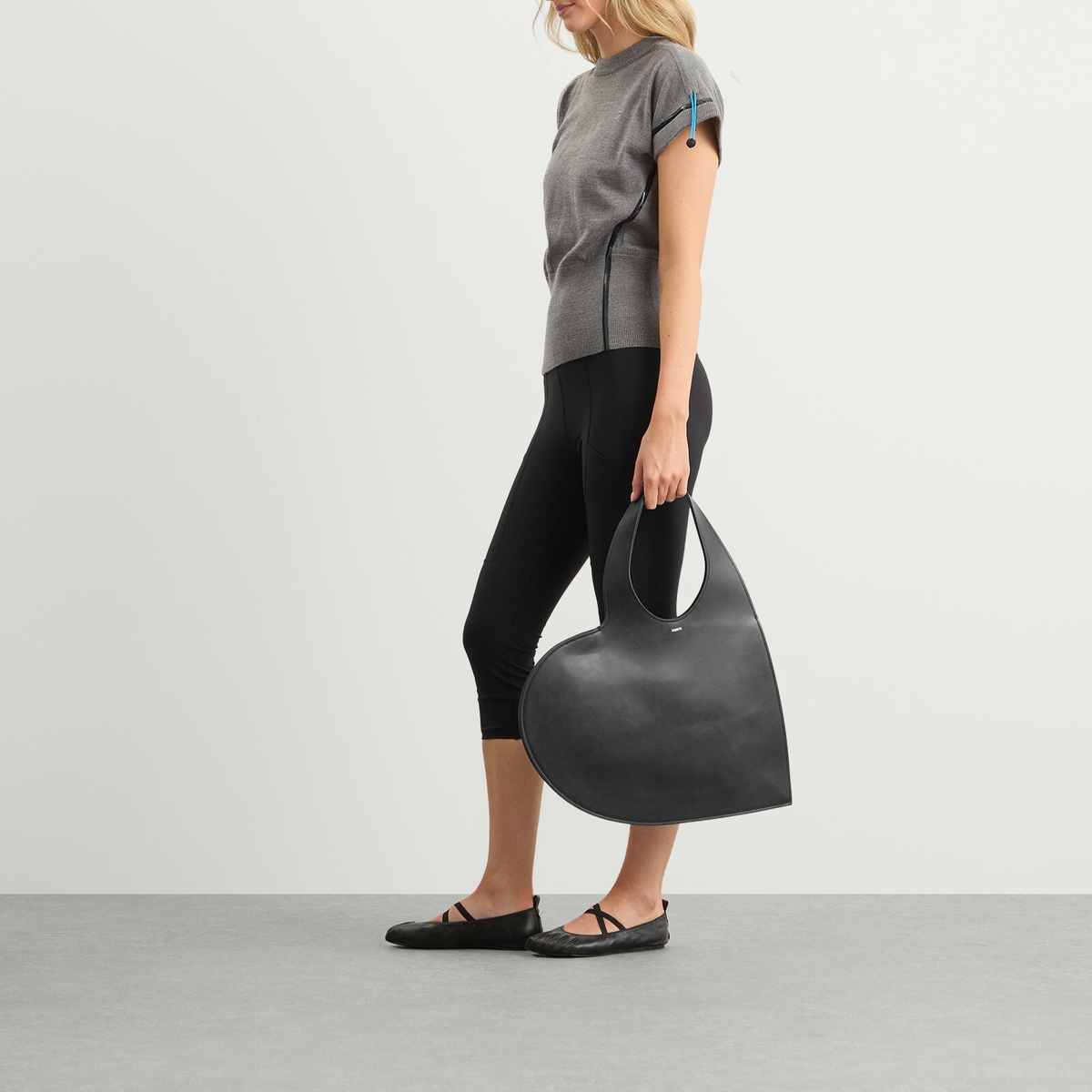 Coperni Women's Double Heart Tote in Black 