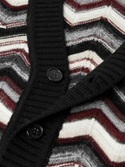 Missoni - Striped Wool-Blend Jacquard Cardigan - Gray