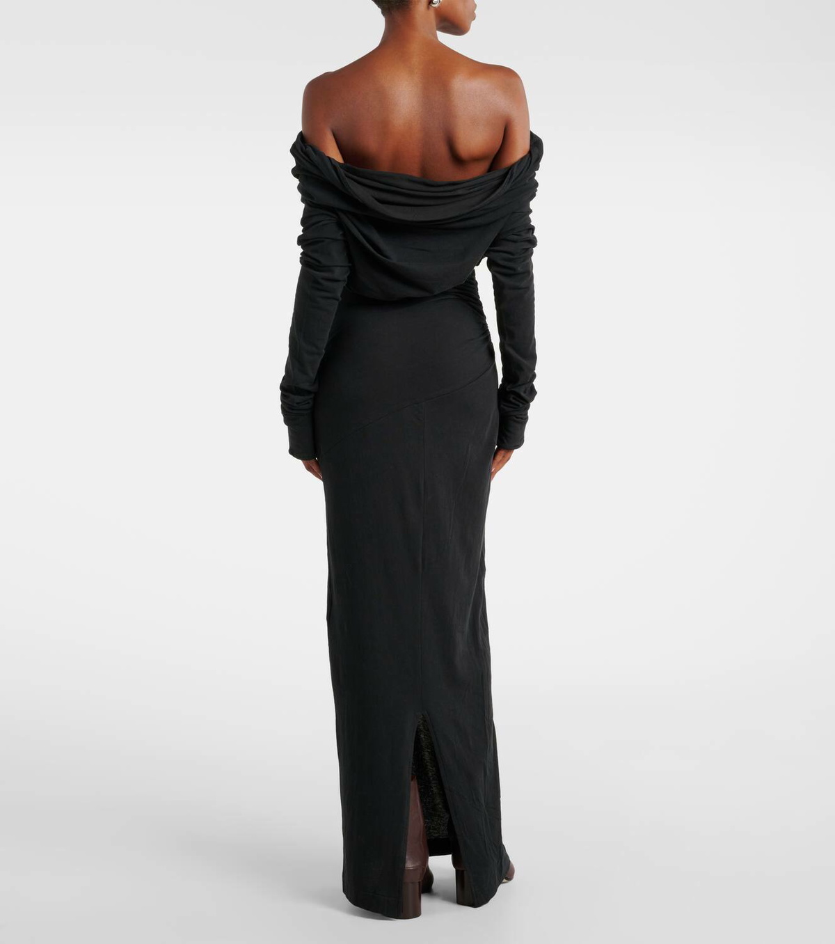 Entire Studios Bound cotton-blend jersey maxi dress