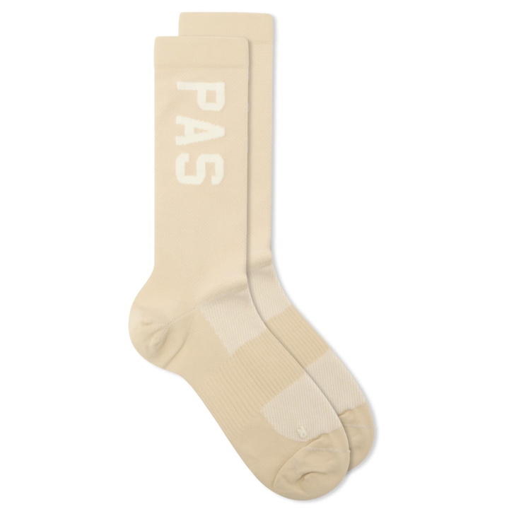 Photo: Pas Normal Studios Men's PAS Race Socks in Cream