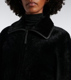 Joseph Kyro reversible shearling and leather jacket