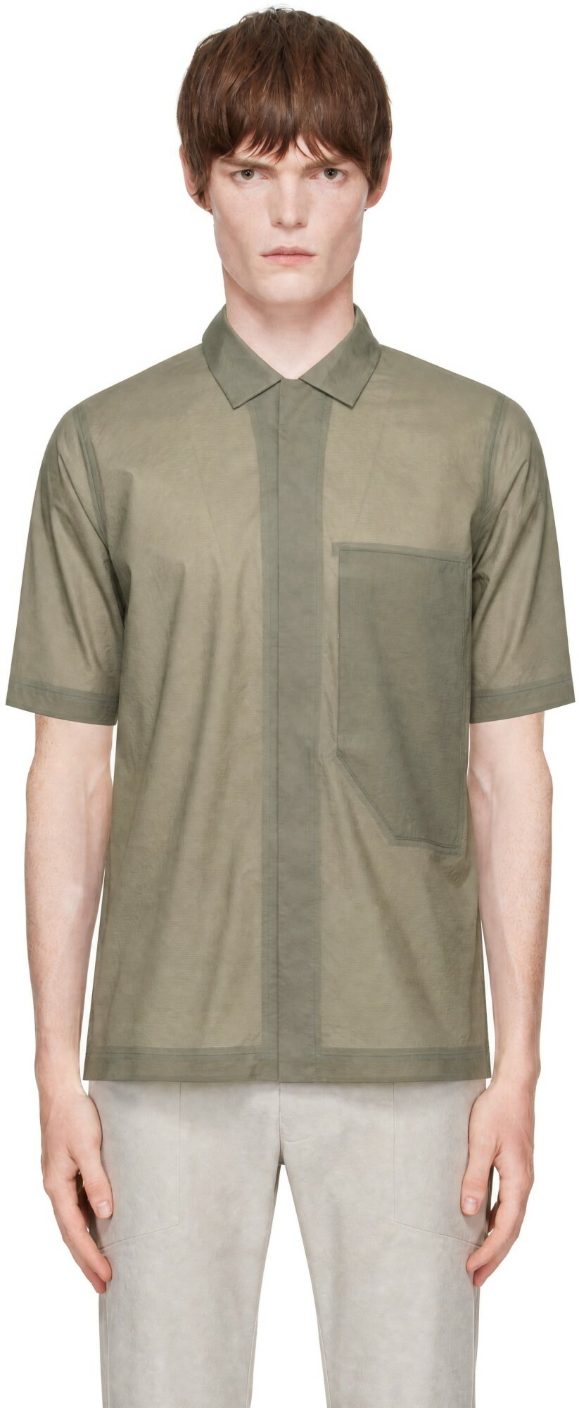 Veilance Gray Demlo S/S Shirt