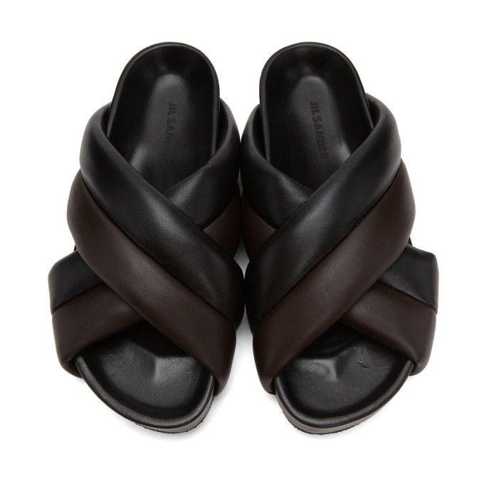 Jil Sander Black Nappa Sandals Jil Sander